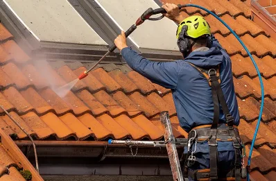 Démoussage et hydrofuge de toiture à Caurel